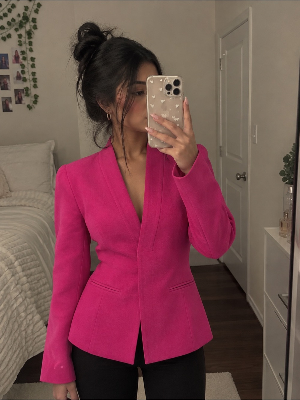 Black Label Hot Pink Tailored Blazer